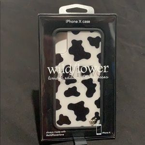 Wildflower Cow iPhone X/XS Case